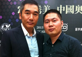 广州安信与明星合影