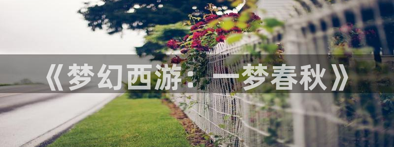安信12登录地址：《梦幻西游：一梦春秋》